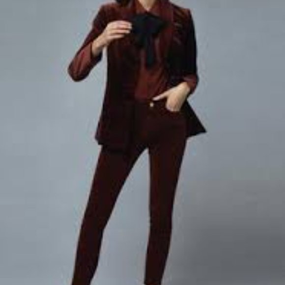 💜💜HP💜💜 NWT Frame Clasic Cut Blazer in Modern Luxe Velvet - Picture 2 of 7